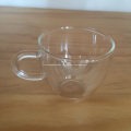 Clear Glass Teapot and Tea Cup Set